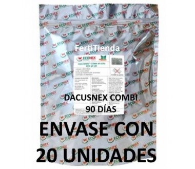 DACUSNEX COMBI 90 DÍAS paquete 20 Unidades (atrayente+feromona Bactrocera oleae)