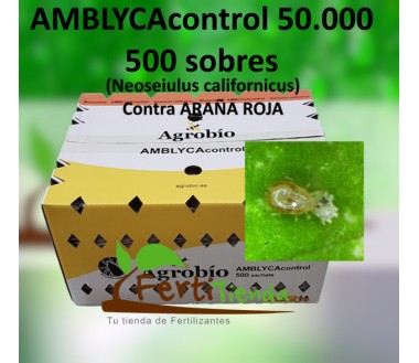 AMBLYCAcontrol 50.000, sobres (Neoseiulus californicus contra araña roja)