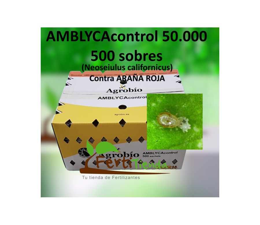 AMBLYCAcontrol 50.000, sobres (Neoseiulus californicus contra araña roja)
