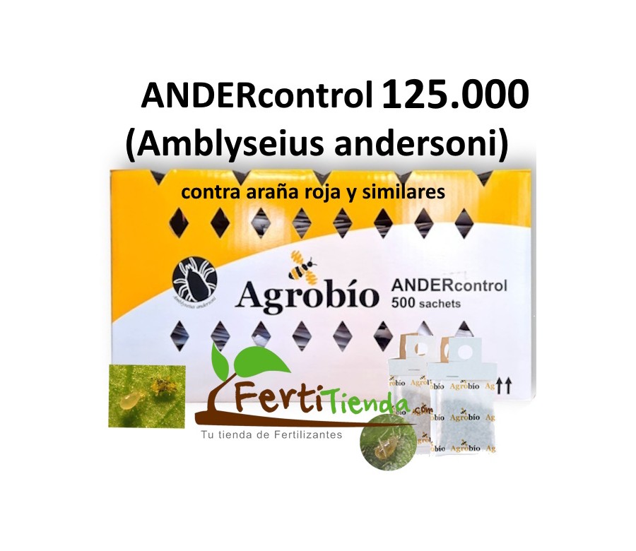 ANDERcontrol 125.000 sobres (Amblyseius andersoni contra araña roja y similares)