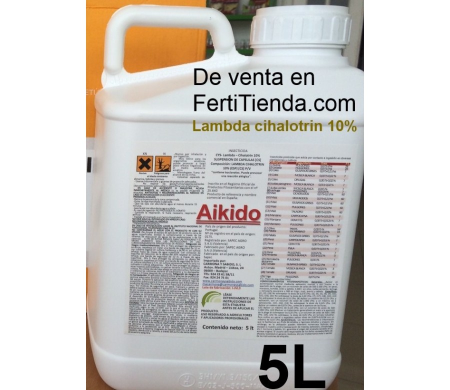 Aikido, Lambda cihalotrin 10%, 5L (insecticida)