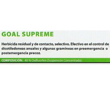 Goal Supreme dosis