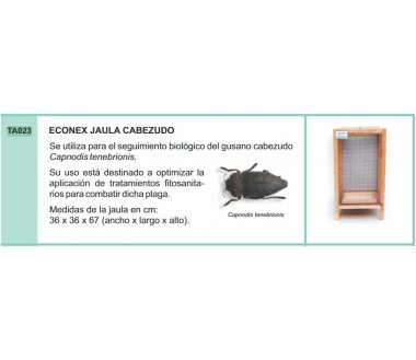 Econex Jaula Cabezudo gusano